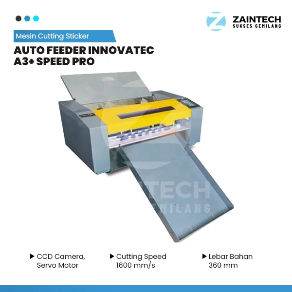 Mesin Cutting Sticker INNOVATEC Auto Feeder A3+ Speed Pro